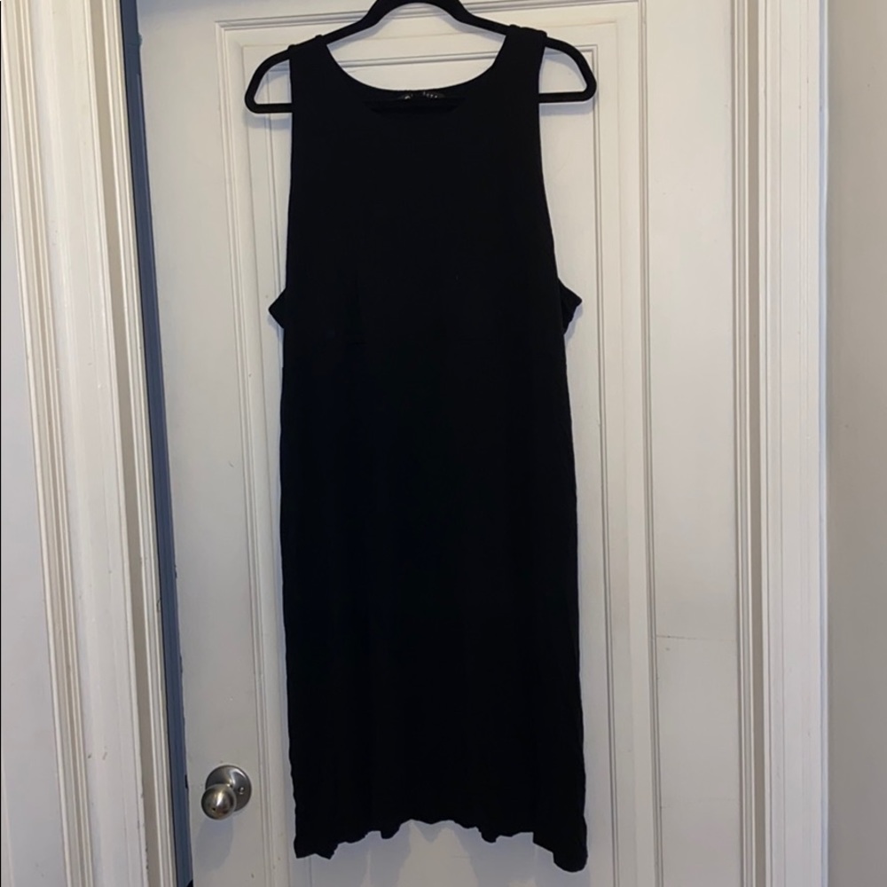 Athleta Black Super Soft Modal Empire Simple Dress